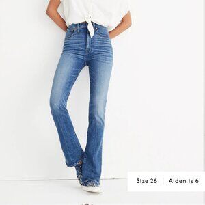 Madewell NWT - Skinny Flare Womens Jeans Blue Denim Pockets Size 27 High Rise